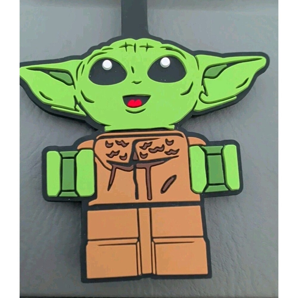 LEGO Star Wars Grogu Baby Yoda Silicone Bag Tag #52961 Mandalorian New With Tag - Picture 3 of 6